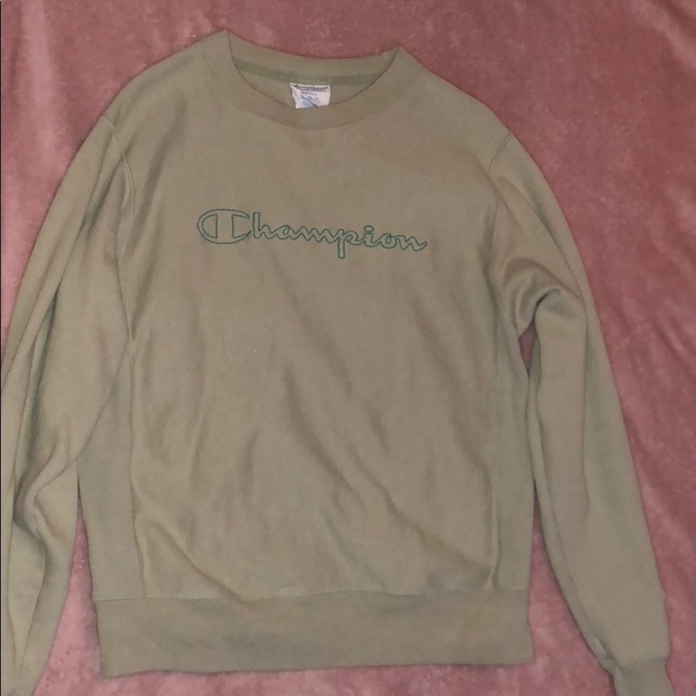 Champion green sweater